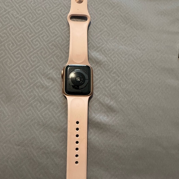 Apple Watch Series with Pink Sand Sport Band